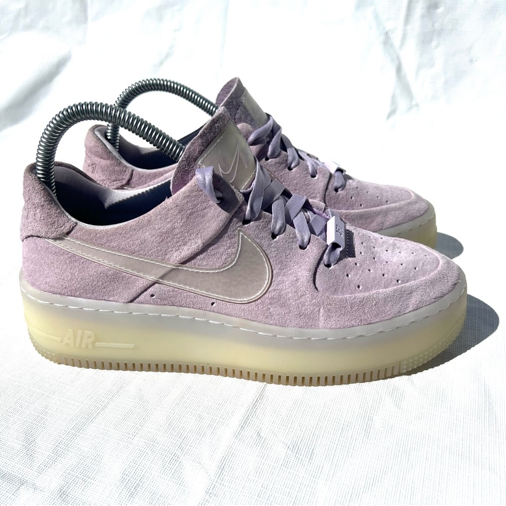 Nike Air Force 1 Sage Low LX Violet Mist Platform Sneakers Shoes Women’s Sz-7.5